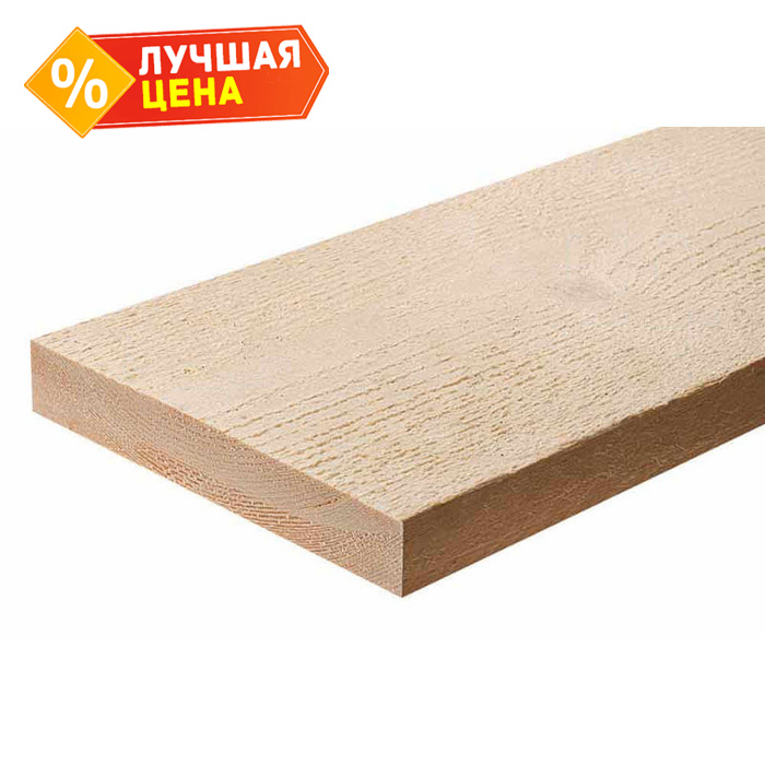 Доска обрезная естественной влажности 20х100х6000 сорт 1-2